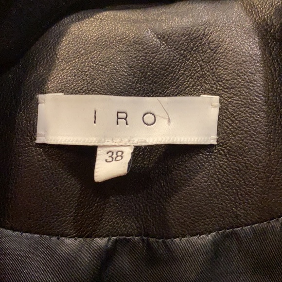 IRO leather Dumont jacket excellent condition - Picture 2 of 7